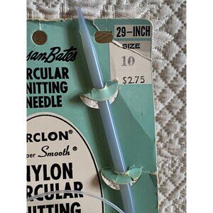 Susan Bates Circluar Knitting Needle 29 inch size 10 - New